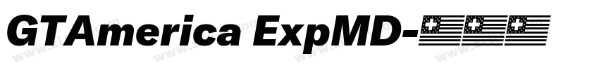 GTAmerica ExpMD字体转换